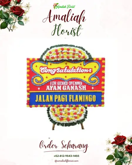 Sewa Papan Bunga Fofi